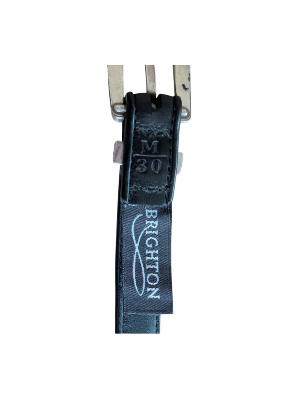 Brighton Leather Belt Women's Size Medium 30 Western Beaded Multicolor Silver